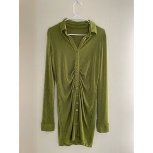 COPY - Green Cinched Dress